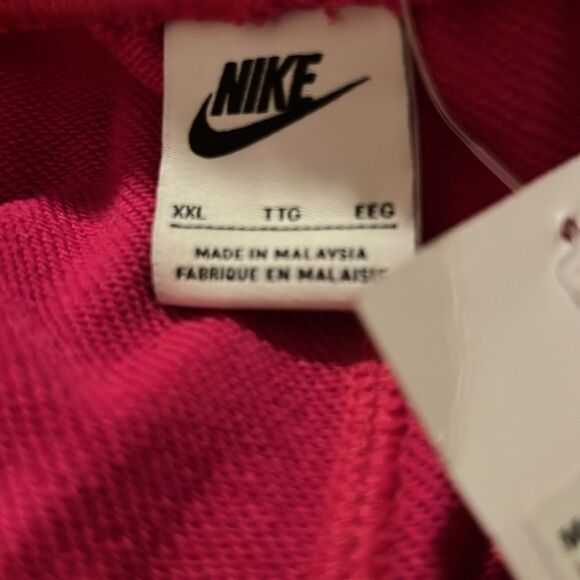 🆕 Nike Mens Nike Club FT Flow Vibes Shorts - Mens Fireberry/Green Size XXL - Picture 3 of 7